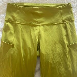 Lululemon size 6 tights like green